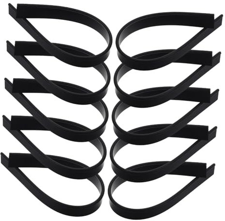 SECFOU 10pcs Window Adhesive Strips for Window Cleaning Tool Car Cleaning Windshield Wiper Refills Auto Windscreen Squeegee