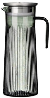 Shihan-2015 Jarra de Agua Jarra de acrílico Resistente al Calor for Jugo, Tetera for el hogar, Jarra de Agua Transparente con Filtro Jarra de Agua Cristal(Medio)