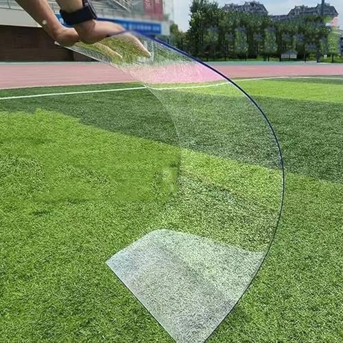 Wujgbnhg Polycarbonat-Dachplatte,transparent kunststoffplatte 1mm,1.56m*1m Platten für gewächshaus,Transparente Acrylglas Platten,UV-Beständig, Für Klare,Fenster,Terrasse,Balkon,Garten,Carport