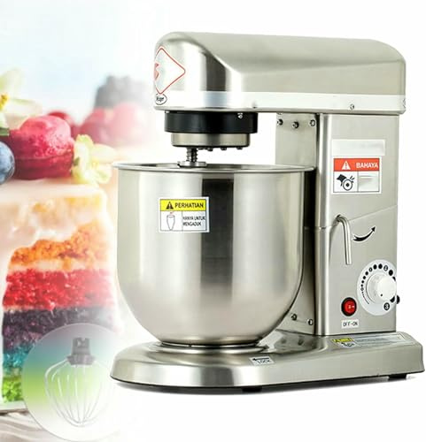 HYEFDWS Pétrin électrique, Batteur sur Socle Professionnel, Appareil de Cuisine Multifonctionnel pour la pâtisserie et la Cuisine