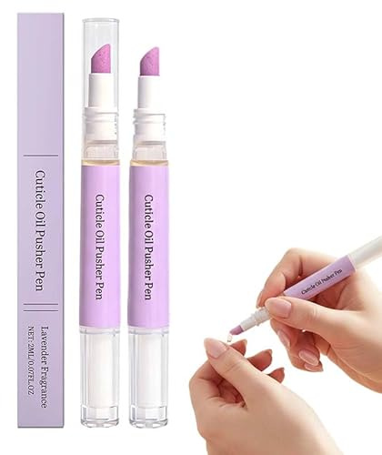 3-in-1 Nagelpflegestift mit Keramikspitze, 2026 Neu Nagelöl Stift, Nagelpflege Nagellack Stift, Nagelöl Cuticle Oil Pen Nagelpflegeöl für Nagelhaut die Reparatur von Rissigen und Trockenen (2PC-B)