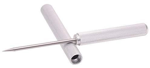 Svaitend Aluminium Alloy Ice Pick, Ice Crusher Tea Chisel Removal Pick Crushed Knife Needle Professional Tool for Kitchen Bars Bartender Picnics Camping and Restaurant (Silver)