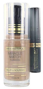 Max Factor Miracle Touch Foundation Plus Masterpiece Mascara
