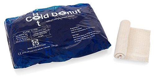 Relief Pak® Kalt Warm Gel Kompresse Donut | Mikrowellen geeignet | Finger | Hand | Handgelenk | Arm | Ellenbogen | Fuß | Bein | Knie | Fußgelenk (x-large (53-71 cm))