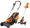 Yard Force 40V 32cm Cordless Lawnmower Plus Cordless Grass Trimmer with ONE Lithium-ion Battery & Quick Charger LM G32 + LT G30