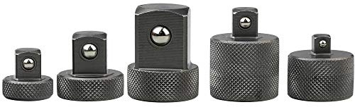 KAIFNT K351 Low Profile Impact Socket Adapter and Reducer Set, Chrome-Moly Steel, 5-Piece