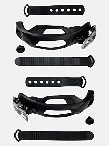 Burton Supergrip 2.0 capstrap Set - Unisex, Alter 12+, Jugendliche - Snowboardboot - Schwarz - Gummi & Polyester - EVA Einlegesohle - Sicherheits-Schnürset für Snowboardstiefel
