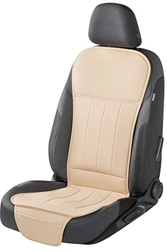 Walser Autositzauflage Lewis, Universelle PKW-Sitzauflage beige, Auto-Sitzaufleger, Autositzschoner Vordersitze, PKW-Sitzaufleger, LKW-Sitzauflage