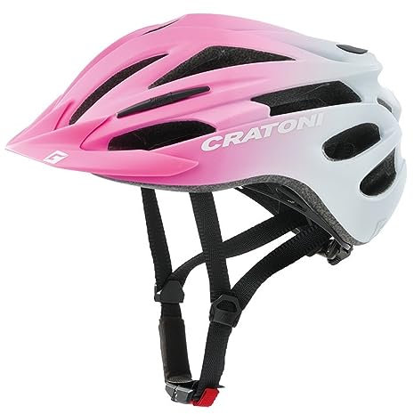 Cratoni Pacer Jr Helmet Pink/Weiß Matt M