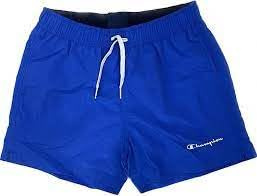 Champion Legacy Beachshorts AC Small Logo Short Costume a Pantaloncino, Blu Cobalto, S Uomo SS23