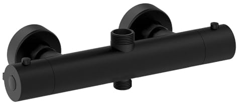 Kibath Pommeau de douche rond de 25 cm, finition nickel brossé, fabriqué en acier inoxydable