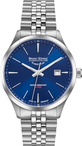 Bruno Soehnle Unisex Analog Quarz Uhr mit Metall Armband 17-13225-342