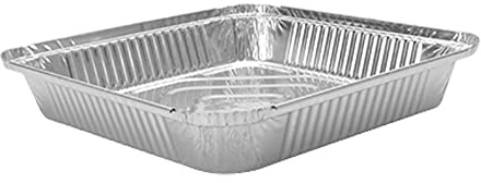 600 PCS - 9 x 9 x 1.5 Aluminium Foil Pans With Lids, Heavy Duty Square Foil Trays, Disposable Foil Food Containers, Large Foil Trays For Party Storing Baking Cooking Takeaway (1500 ML)