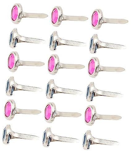 SEWACC 300stücke Mini Runde Brads Bunte Papierklammern Für Scrapbooking Basteln Und -projekte Einfache Anwendung Für Kreative Bastelarbeiten