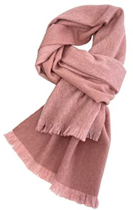 BOGAZY Winterschal Schal Weiche Kaschmirschal Herbst Winter Weibliche Wollschals Frauen Kaschmirschals Lange Schal Wrap Blanket Warme Geschenk Schal Schaal Schals TüCher(Pink)
