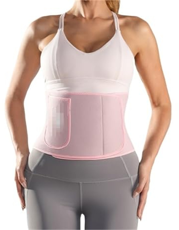 GOOPEEG Bauchweggürtel Stretch Hose Frauen Taille Trainer Schweiß Gürtel Taille Trimmer Bauch Abnehmen Body Shaper Verstellbaren Gürtel Bauchweg Mieder