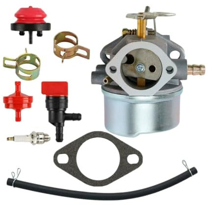 Set carburatore per decespugliatore Lo spazzaneve del corredo del carburatore del carburatore parte per Tecumseh 8HP 9HP 10HP 640349 640052 Sostituzione del tosaerba
