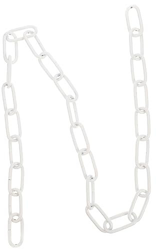 MAGICLULU Leggera in Per Lampadario Decorativa Sospesa 1m Gancio Rotondo Accessorio Illuminazione Per Interni Facile Da Installare Design Semplice e