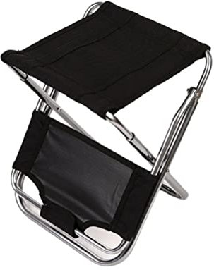 Tbest Outdoor Tragbarer Campingstuhl, leicht tragbar, kompakt, Multifunktionaler Rückenlittstuhl, stabile Konstruktion, Bequeme Sitzfläche für Picknick, Wandern, Fischen, Camping, Reisen
