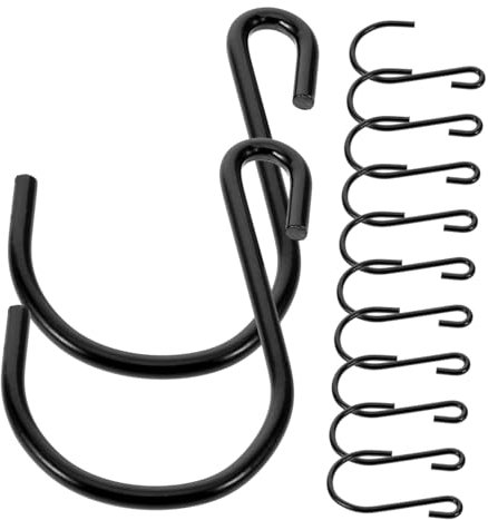TEMPNAP 20stücke Kleine S-haken Aus Metall Multifunktionale Aufhänger Für Küche Kleiderschrank Und Badezimmer Dekorative Und Praktische Organizer Für Reisen Und Camping