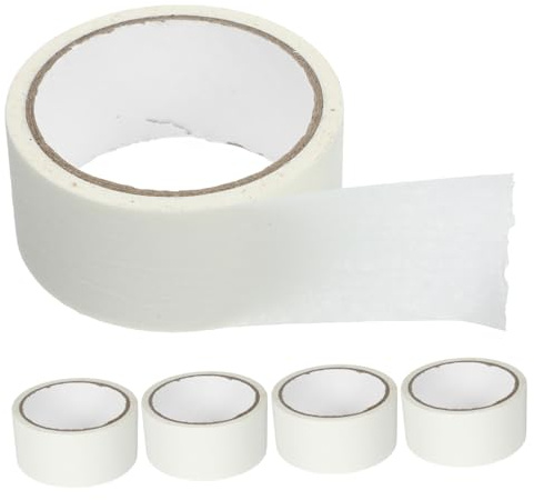 ULTECHNOVO 5 Rouleaux Ruban de Masquage Adhésif de Tape Peintre Professionnel pour Peinture Murale et Projets Artistiques