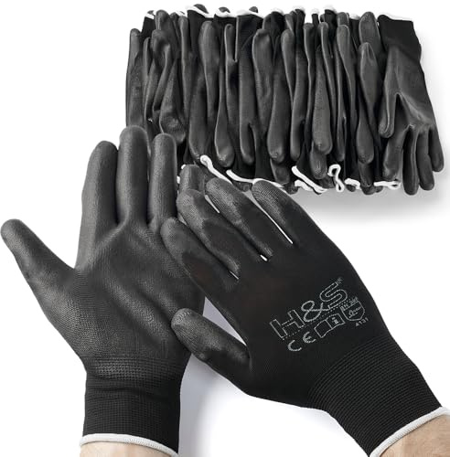 ISC Hygiene & Safety Handschuhe Arbeitshandschuhe Herren, 9/L, 120 Paar