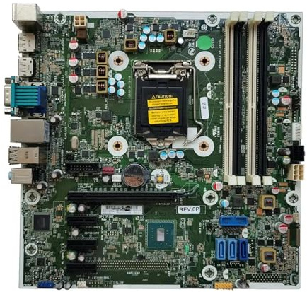 SIMPLETEK - Scheda Madre SFF | Chipset H170 LGA 1151 DDR4 | 4x USB 3.0, VGA,2x USB 2.0, 2x DisplayPort, Seriale RS232, RJ-45 (Ricondizionato)