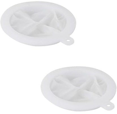 COAFTUG 2 Stück Feines Sieb Küche Nylon 200 Maschen Fine Filter Sieve Küchensieb Likörfilter Weinfilter Feinmaschig Siebfilter Weinsieb Strainer Passiersieb für Saft, Milch, Kaffee liquid