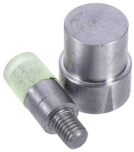 Operitacx Pressa Manuale per Rivetti a Doppia Testa Matrice 6mm, Strumento per Fissaggio Rapido su Abbigliamento, Scarpe e Borse, Punzonatrice per Lavorazione Pelle Artigianale