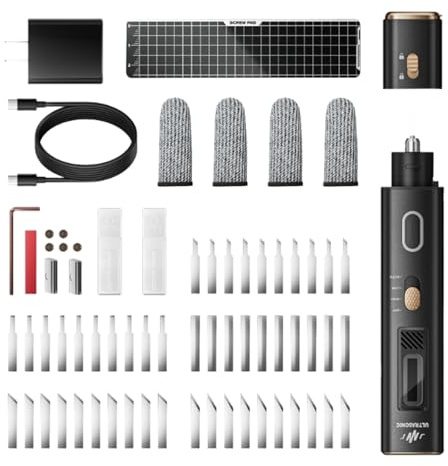 Taglierino Ultrasonico Coltello Ultrasonico 40khz Cutter Di Precisione Con Funzione Lucidatrice Ultrasonica per Resina Plastica Pvc Acrilico Modellismo E Miniatura