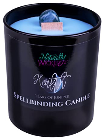 Naturally Wicked® Spellbinding Gesundheits Kerze | Duftende Kristall-Zauberkerze | Inc Einzigartige Kerze Geschenkbox