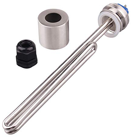DERNORD 1.5 Inch (OD50.5mm) Tri-clamp Foldback Heating Element Stainless Steel Immersion Water Heater (240v 4500w)