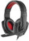 Mars Gaming MH020, Casque Gaming, Haut-parleurs Ultra-Bass et Néodyme 40mm, Microphone Pliable, Arceau Rembourré, Hauteur Réglable, Compatible avec PS4/PS5/XBOX/Switch/Switch 2/PC, Noir et Rouge