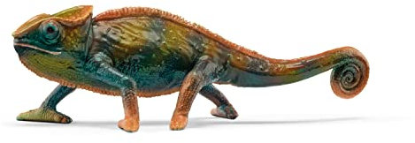 Schleich Wild Life | Caméléon 14858 | Figurine Animale réaliste | Jouet de Zoo pour garçons et Filles | déco d’Anniversaire | Figurine à partir de 3 Ans | 10 x 3 x 5 cm
