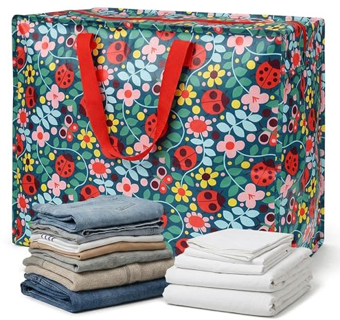 Rex London - Bolsa de almacenamiento jumbo para almacenamiento en el hogar | Bolsas de almacenamiento, bolsas de mudanza, artículos esenciales para mudanzas, bolsa de almacenamiento de ropa