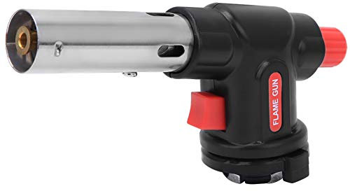 Risegun Torcia Cucina, Torcia a Gas da Cucina Ricaricabile, Cannello a Gas con Pistola Per Saldatura Ad Accensione Elettronica Regolabile a Gas Per Barbecue All'aperto 1300 ℃