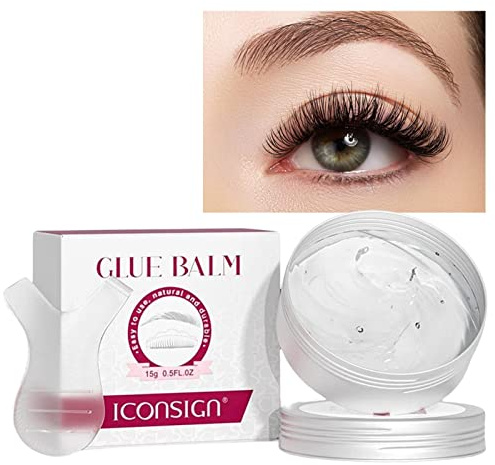 Limbalsam För Lash Lift,15g Eyebrow Eyelash Perm Glue Balm - Lash Lift Adhesive Stark Sticky Perm Balm för ögonfrans och ögonbryn för långvarig individuell