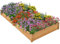 Yaheetech Carré Potager Surélevé Bac Potager en Bois Bac à Fleurs Légumes Plantes Potager Extérieur/Intérieur pour Jardin Cour Serre Terrasse 234,5 cm L × 120,5 cm l × 25,2 cm H