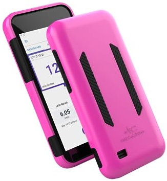DME Defenders Omnipod 5 PDM Case - Shockproof & Impact Resistant - Hybrid 2-Piece Design: TPU & Polycarbonate - Protect Your Omnipod 5 Receiver - Pink