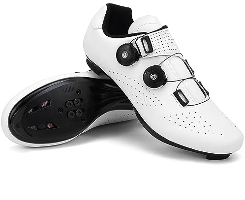 Hixingo Zapatilla de Ciclismo Hombre Zapatos Bicicleta de Carretera Montaña Exterior MTB Compatibles con SPD/SPD-SL Lock System, Zapatillas de Ciclismo Unisex Respirables