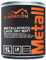 CAIRCON Metallschutzlack MATT 3in1 Metallfarbe Außen Rostschutzfarbe Silbergrau - 750ml