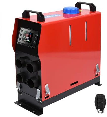 CalefaccióN Estacionaria de 5KW con Control Remoto, 12 V/24 V, Funcionamiento SúPer Silencioso, Estilo Todo En Uno FáCil de Transportar for AutomóViles, Camiones, Caravanas Y Autocaravanas ( Color : 2