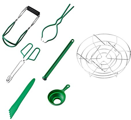 Cabilock 7pezzi Utensili Per Canning Da Rack Imbuto e Pinze Per Barattoli Strumenti Professionali Per Marmellate e Conserve