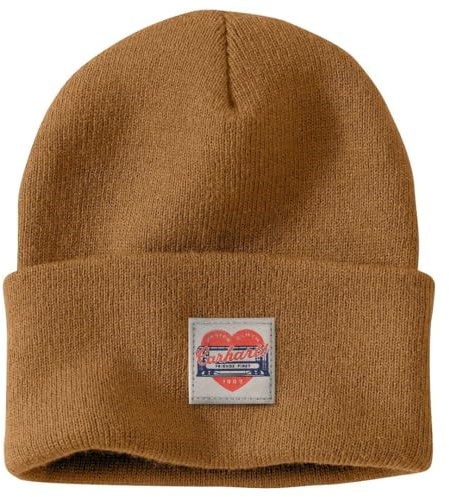 Carhartt Damen Strickmütze mit Herzaufnäher