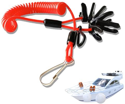 Longe universelle en PU pour interrupteur de moteur de bateau avec coupe-circuit