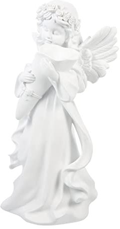 Kisangel Statue Dange en Résine De Style Européen Décoration De Jardin Décoration Paisible pour La Maison