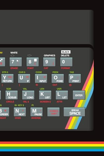 ZX Spectrum Themed Retro Gaming Notebook | Notepad for Sinclair Spectrum Fans | 80s Nostalgia | 8 Bit Gaming: 120 Pages