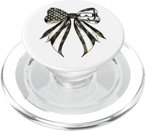 Schnorchel Schnorchel Schnorchel 4. Juli Amerikanische Flagge Camo PopSockets PopGrip für MagSafe