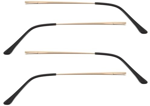 OUNONA 4stücke Ersatzbügel für Brillen Universalbügel Metallbügel-ersatz für Brillenbügel Diy-brillenbügel Dichtungen für Gebrochene Brillengestelle Verbesserte Stabilität und Abriebfesti