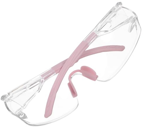 HONMEET Lunettes de Sécurité Coupe-Vent Antibuée Transparentes pour Femmes Protection Oculaire Résistante aux Éclaboussures pour Chantier Moto et Activités Extérieures